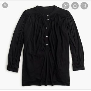 Jcrew Drapey top - black